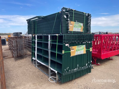 Quantity of (56) 2026 Suihe NP10-54-2 9 ft 9 in Powder Coated Livestock Panel (Unused)