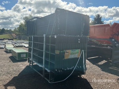 Quantity of (56) 2026 Suihe NP10-54-2 10 ft Powder Coated Livestock Panel (Unused)