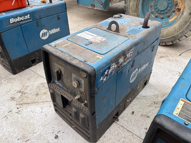 2012 Miller Bobcat 225 225 A Skid-Mounted Multi-Process Engine Driven Welder