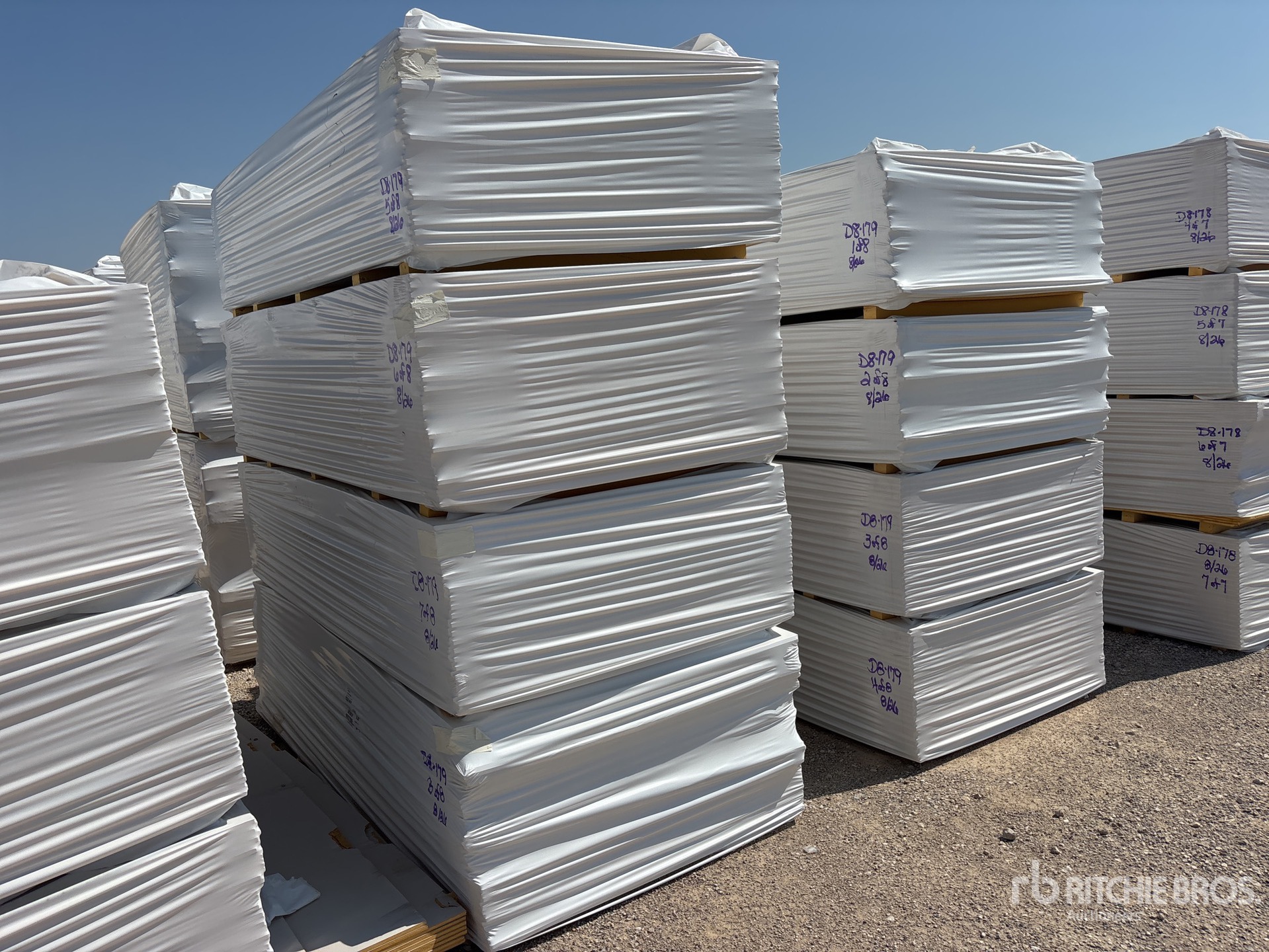 Quantity of (8) Pallets of 1/2 in Polyiso Insulation