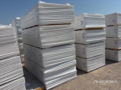 Quantity of (8) Pallets of 1/2 in Polyiso Insulation Divers