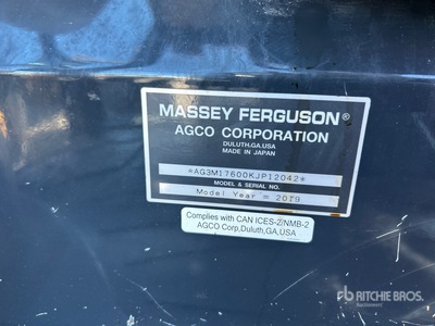 2020 Massey Ferguson MF1760MH Utility Tractor