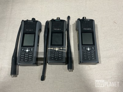 (3) Harris XG-100 Full Spectrum Radios