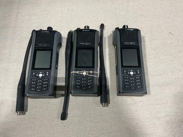(3) Harris XG-100 Full Spectrum Radios