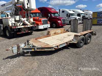 1997 12 ft T/A Equipment Trailer