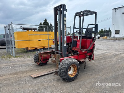 1997 Moffett M5000 5000 lb 3x3 Carretilla Elevadora transportable