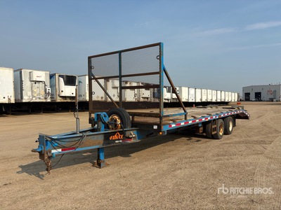 2008 Double A 700-10 29 ft T/A Equipment Trailer
