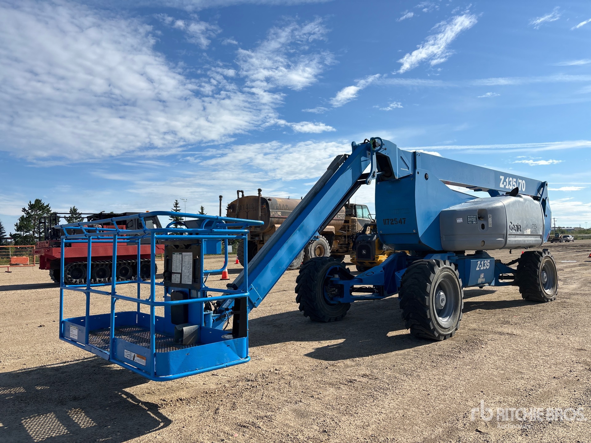 2010 Genie Z-135/70 4WD Diesel Articulating Boom Lift