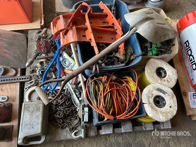 Shovel, Chain Lever Hoist, Chains, Rope, Extension Cables & Axe Różne