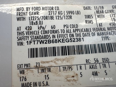 2019 Ford F-250 STX 4x4 Crew Cab Pickup