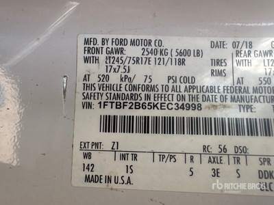 2019 Ford F-250 XL 4x4 Pickup