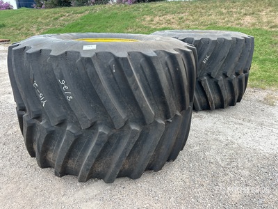 Quantity of (2) 250/50R32 إطارات المعدات