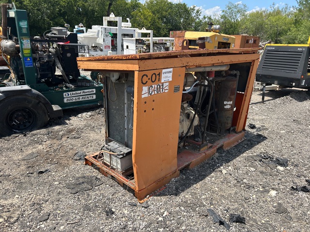 Sullivan D210 Skid-Mounted Air Compressor (Inoperable)
