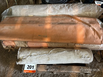 Quantity of (4) Rolls of Burlap, Heat Resistant Sheets & Fibre Glass Cloth
