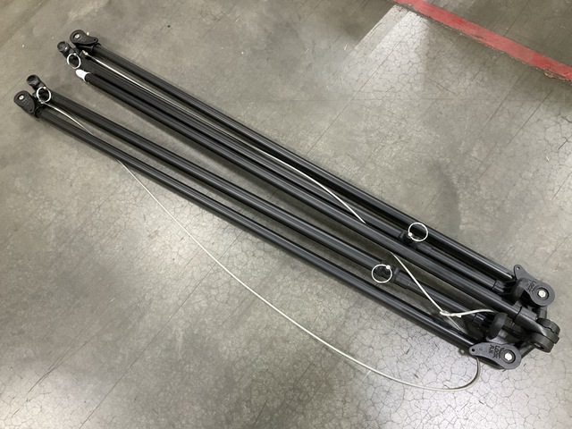(2) Flagpoles 5-4-6946 Command Post End Frame Assemblies (2) Flagpoles 5-4-6946 Command Post End Frame Assemblies