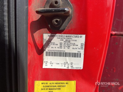 Altec AT248F 43.6 ft on 2016 Ford F-550 XL 4x2 Bucket Truck