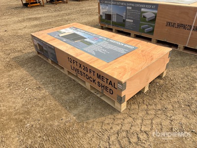 12 ft x 20 ft Metal Livestock Shelter
