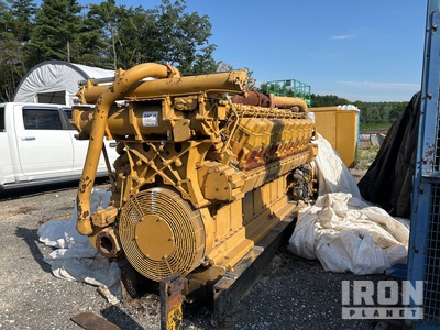 2001 Cat 3412 Skid-Mounted Generator Set