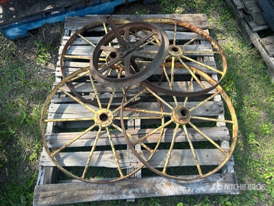 Quantity of (5) Steel Wheels
