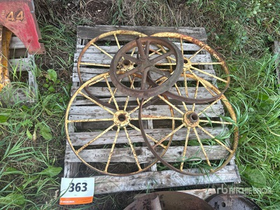 Quantity of (5) Steel Wheels