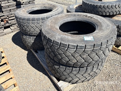 Quantity of (4) 425/65R22.5 Tires
