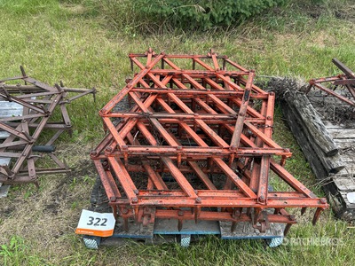 Quantity of (5) 4 ft Drag Harrows