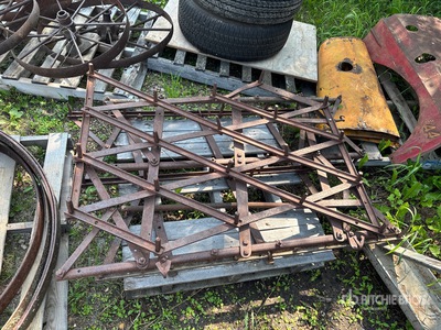 Quantity of (3) 4 ft Drag Harrows