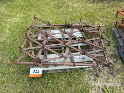Quantity of (3) 4 ft Drag Harrows