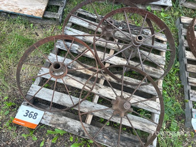 Quantity of (4) Steel Wheels