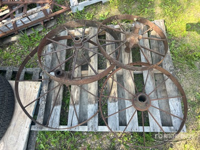 Quantity of (4) Steel Wheels