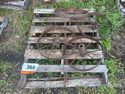 Quantity of (4) Steel Wheels