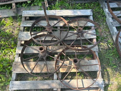 Quantity of (4) Steel Wheels