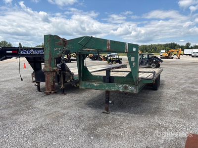 1988 T720 7000 lb 20 ft T/A Gooseneck Remorque pour équipement