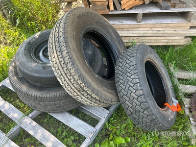 Quantity of (4) Mixed Tires