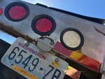 Trailer Chassis with License Plate Light Functional