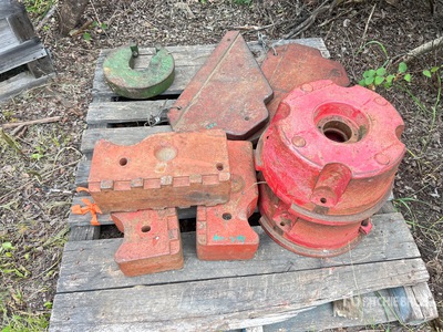 Quantity of (6) Tractor Weights