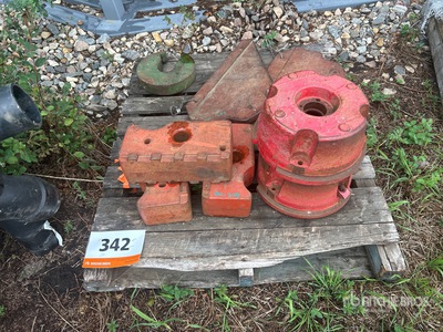 Quantity of (6) Tractor Weights
