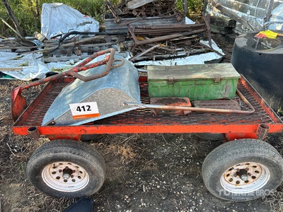 Quantity of (2) 30 in x 60 in Steel Wagon