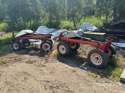Quantity of (2) 30 in x 60 in Steel Wagon