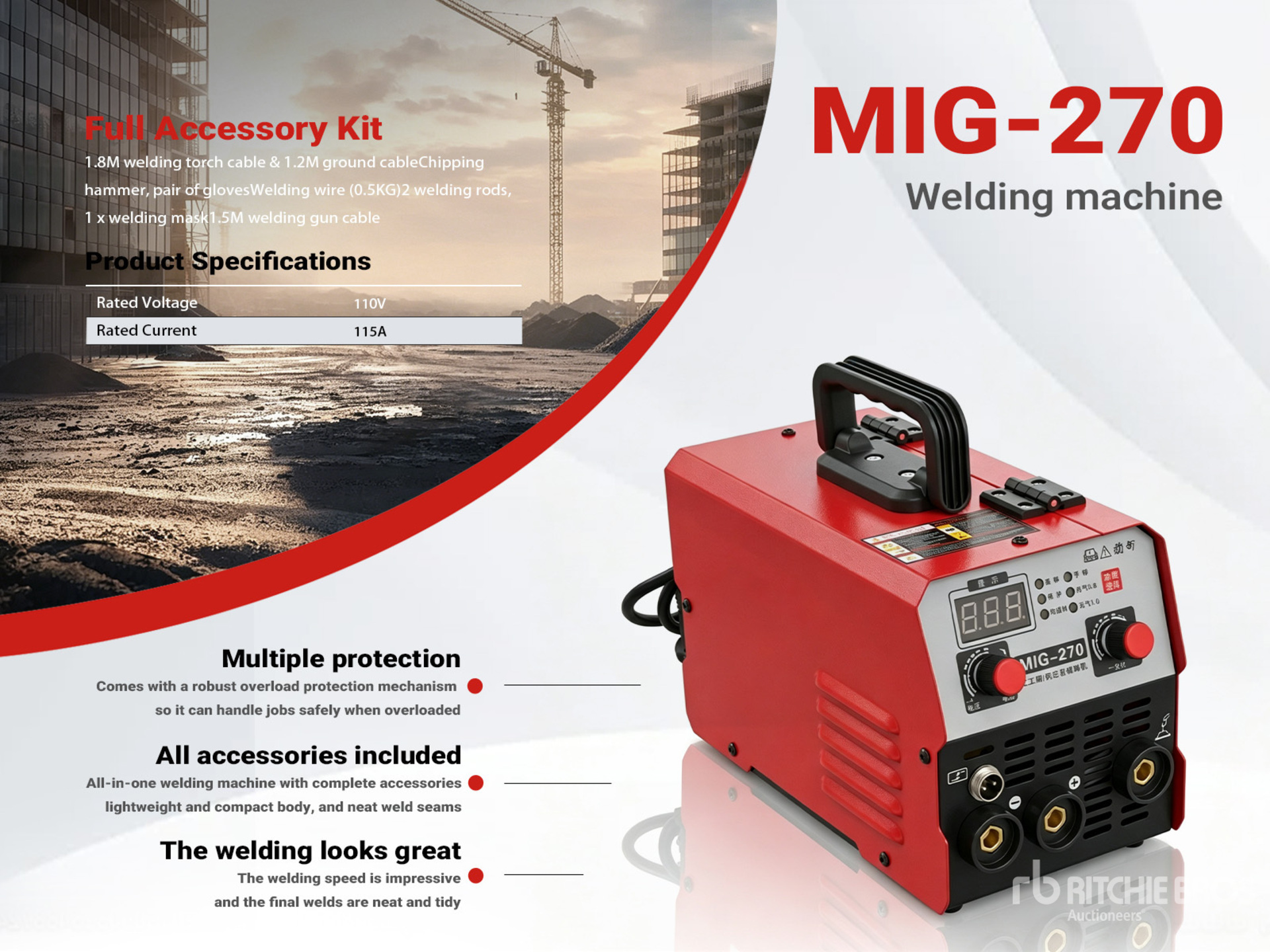 2026 SDLANCH MIG-270 Soldadora (Sin Usar) / Electric Welder (Unused)
