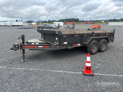 2024 Maxey 14 ft T/A Remolque Ligero de Volteo