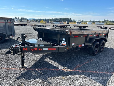 2024 Maxey 14 ft T/A Dump Utility Trailer
