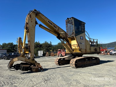1997 Komatsu 300HD-6 Heel Boom Log Loader