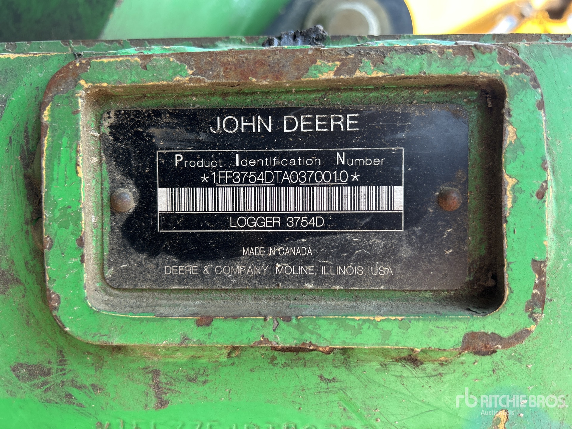 2010 John Deere 3754D Heel Boom Log Loader