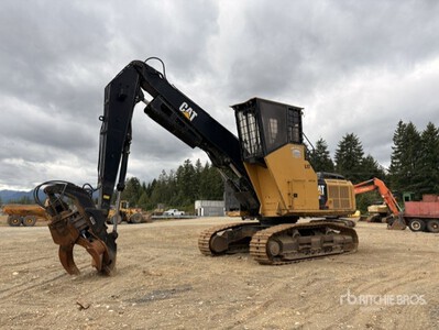 2014 Cat 568 FM LL Heel Boom Log Loader