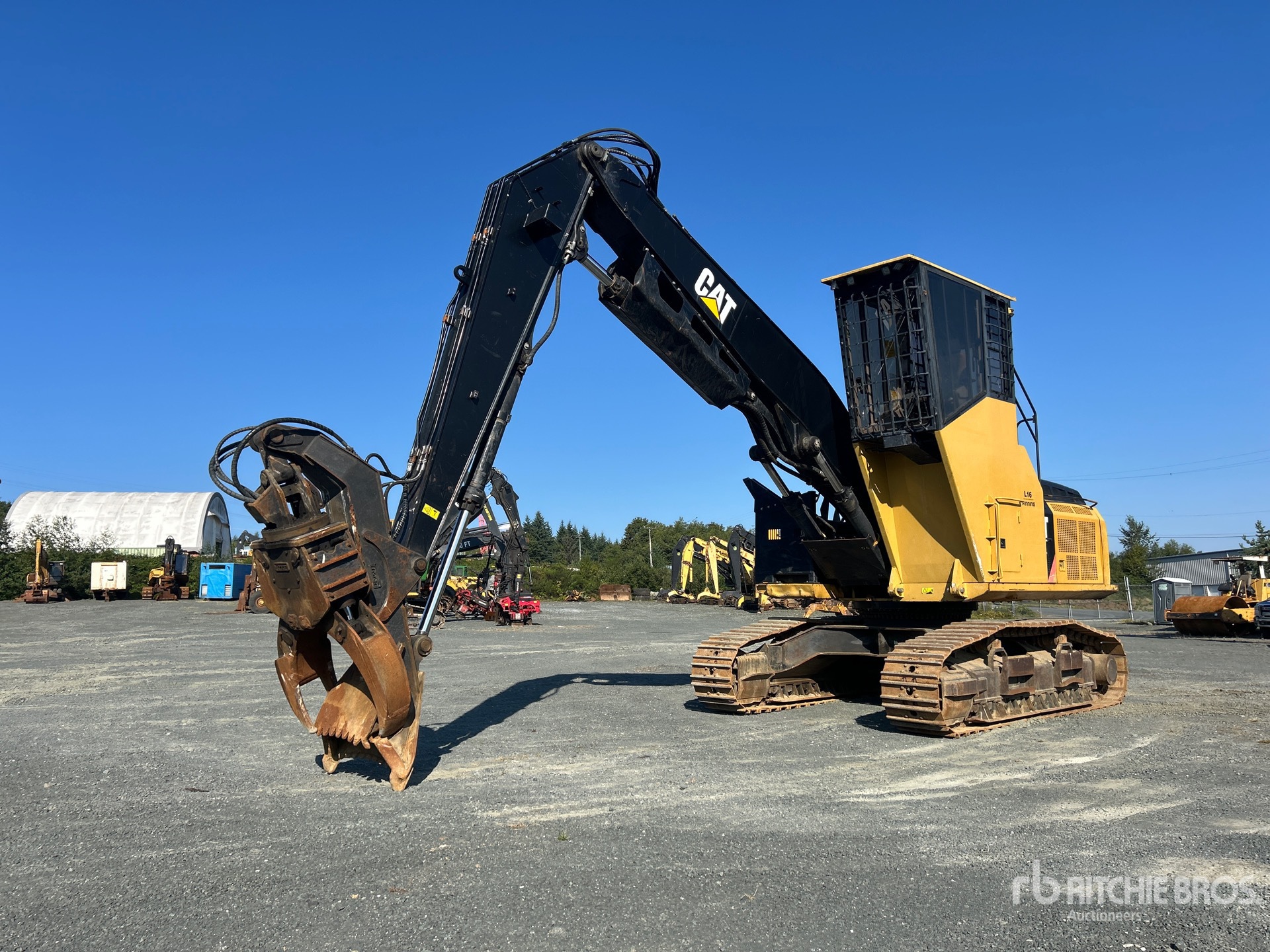 2013 Cat 568 FM LL Heel Boom Log Loader