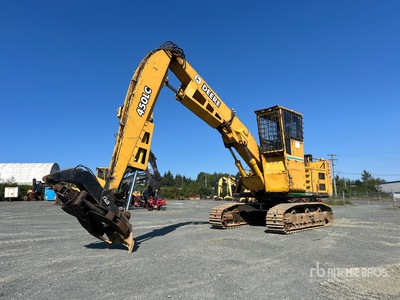 1998 John Deere 450LC Heel Boom Log Loader