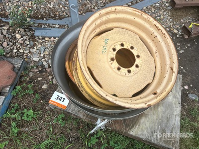 Quantity of (4) Tractor Steel Rims