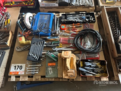Corded Drill, Circular Saw, Wrenches, Tool Bag, Screw Drivers, Allen Wrench & Pliers