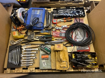 Corded Drill, Circular Saw, Wrenches, Tool Bag, Screw Drivers, Allen Wrench & Pliers